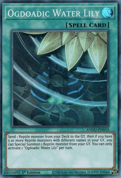 Ogdoadic Water Lily (Super Rare) [ANGU-EN010] Super Rare | Galactic Gamez