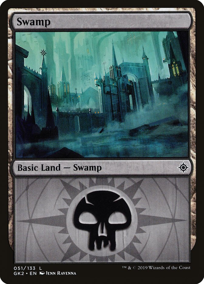 Swamp (51) [Ravnica Allegiance Guild Kit] | Galactic Gamez