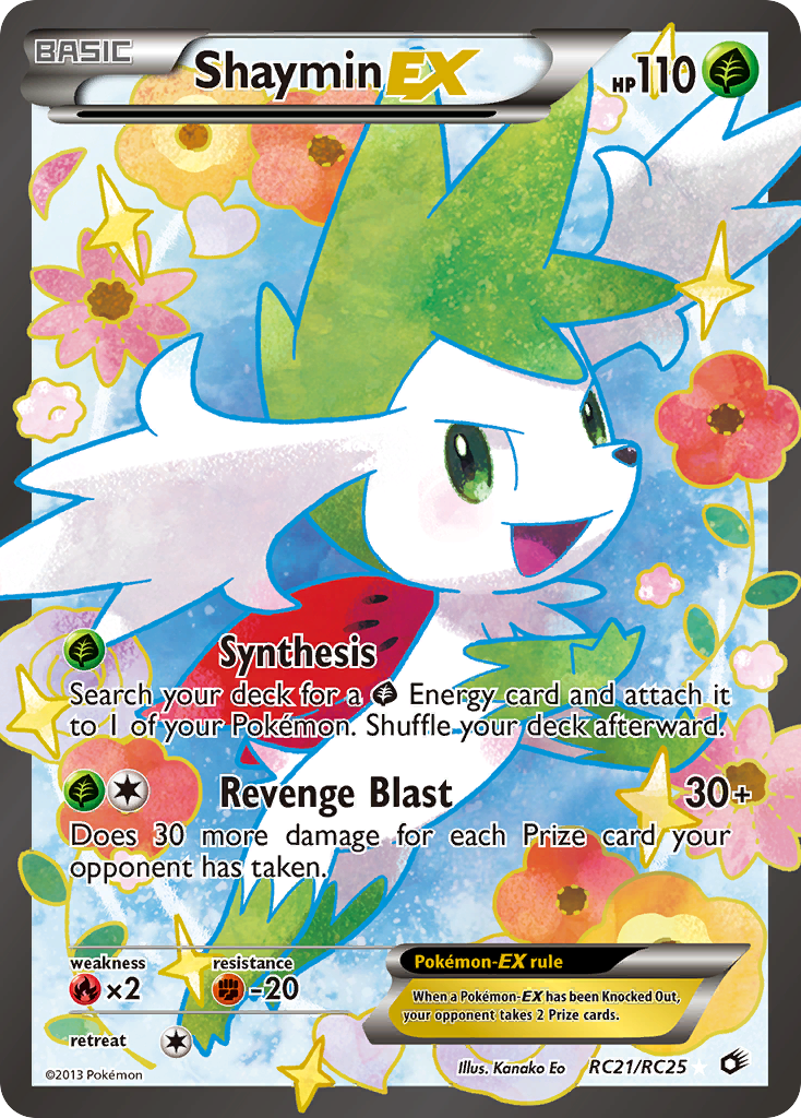 Shaymin EX (RC21/RC25) [Black & White: Legendary Treasures] | Galactic Gamez