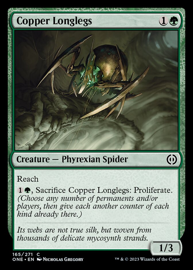 Copper Longlegs [Phyrexia: All Will Be One] | Galactic Gamez