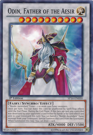 Odin, Father of the Aesir [SP14-EN050] Starfoil Rare | Galactic Gamez