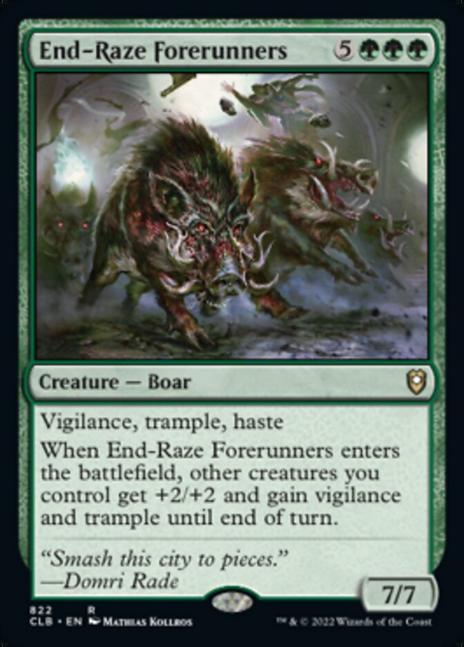 End-Raze Forerunners [Commander Legends: Battle for Baldur's Gate] | Galactic Gamez