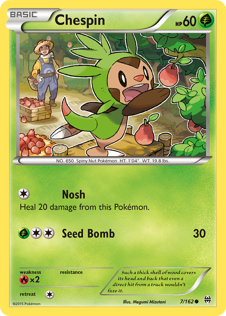 Chespin (7/162) [XY: BREAKthrough] | Galactic Gamez