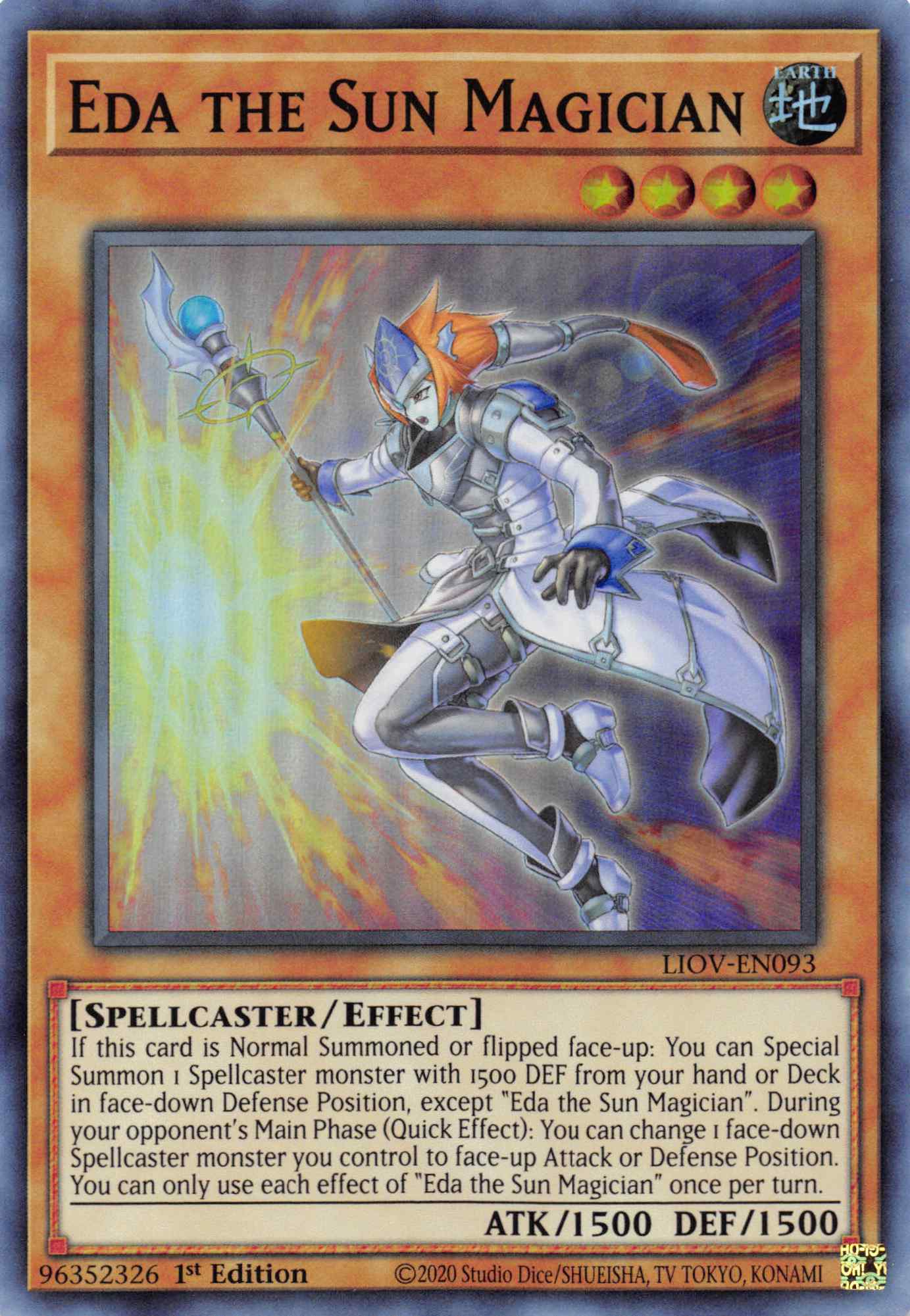 Eda the Sun Magician [LIOV-EN093] Super Rare | Galactic Gamez