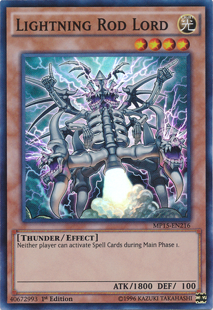 Lightning Rod Lord [MP15-EN216] Super Rare | Galactic Gamez