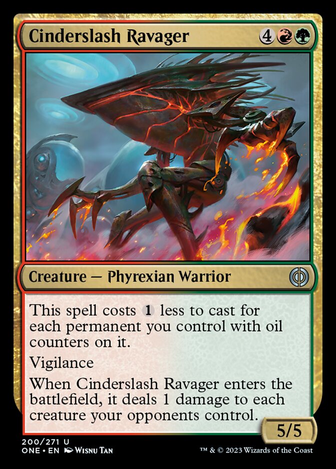 Cinderslash Ravager [Phyrexia: All Will Be One] | Galactic Gamez