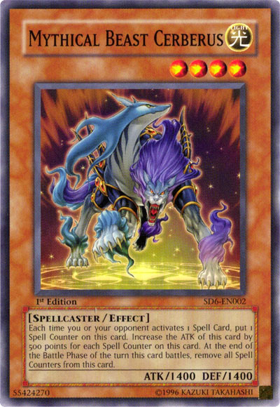 Mythical Beast Cerberus [SD6-EN002] Common | Galactic Gamez