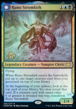 Runo Stromkirk // Krothuss, Lord of the Deep [Innistrad: Crimson Vow Prerelease Promos] | Galactic Gamez
