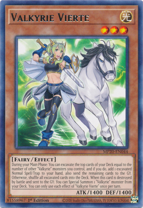 Valkyrie Vierte [MP20-EN044] Rare | Galactic Gamez