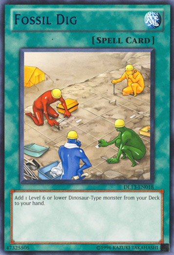 Fossil Dig (Blue) [DL13-EN018] Rare | Galactic Gamez