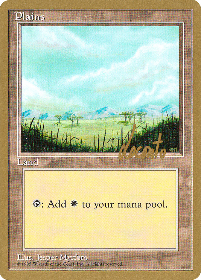 Plains (ml365) (Michael Loconto) [Pro Tour Collector Set] | Galactic Gamez