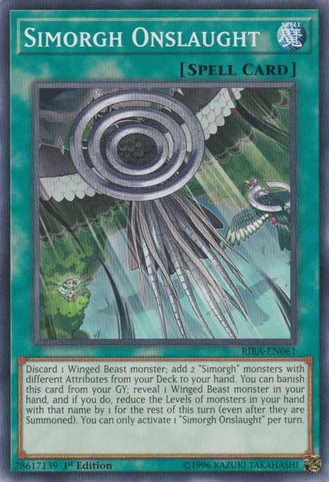 Simorgh Onslaught [RIRA-EN061] Common | Galactic Gamez