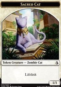 Sacred Cat // Insect Token [Amonkhet Tokens] | Galactic Gamez