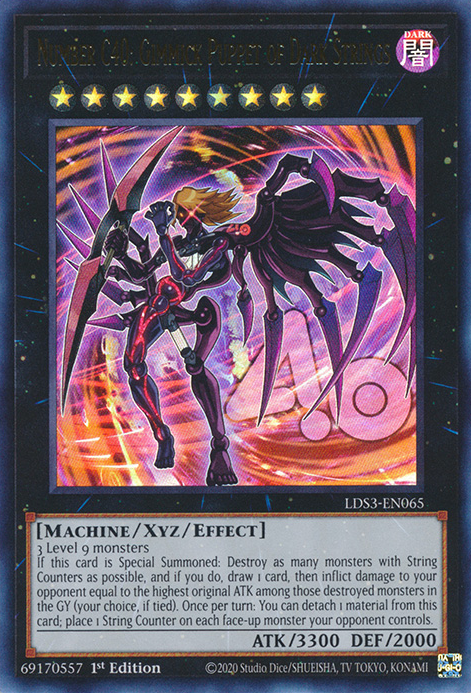 Number C40: Gimmick Puppet of Dark Strings [LDS3-EN065] Ultra Rare | Galactic Gamez