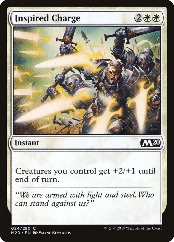 Inspired Charge [Core Set 2020] | Galactic Gamez