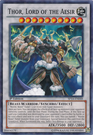 Thor, Lord of the Aesir [SP14-EN048] Starfoil Rare | Galactic Gamez