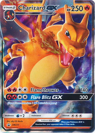 Charizard GX (SM211) (Jumbo Card) [Sun & Moon: Black Star Promos] | Galactic Gamez