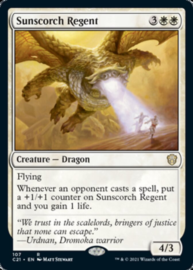 Sunscorch Regent [Commander 2021] | Galactic Gamez