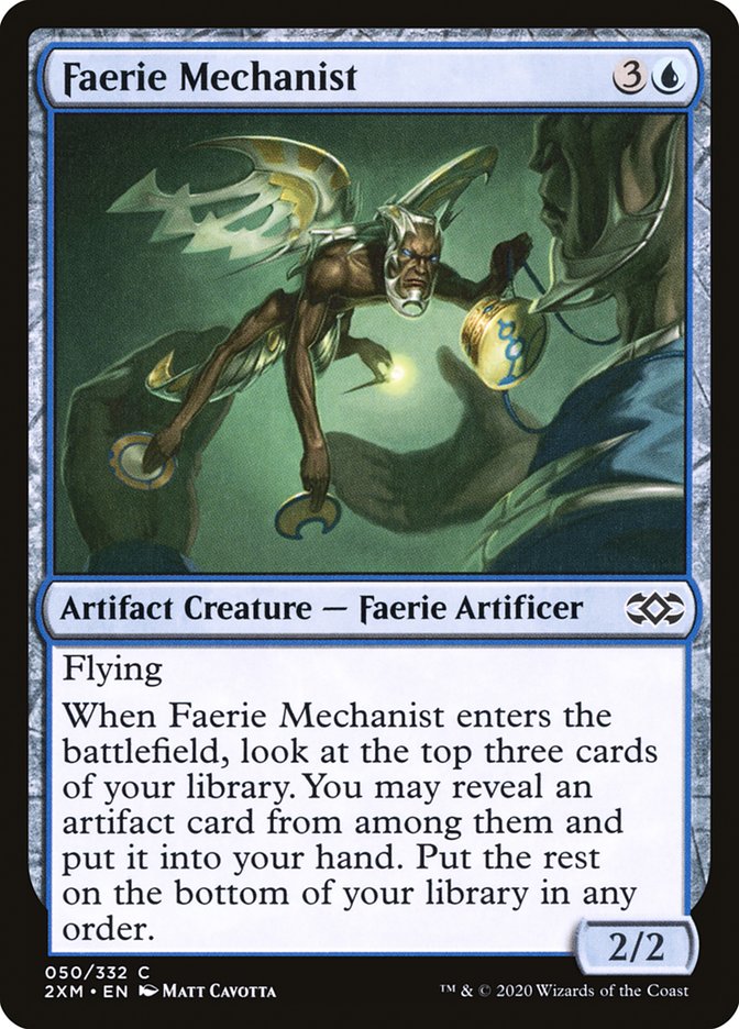 Faerie Mechanist [Double Masters] | Galactic Gamez