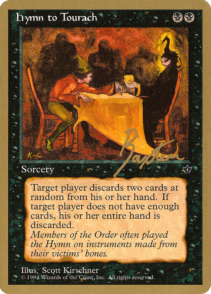Hymn to Tourach (Table) (George Baxter) [Pro Tour Collector Set] | Galactic Gamez