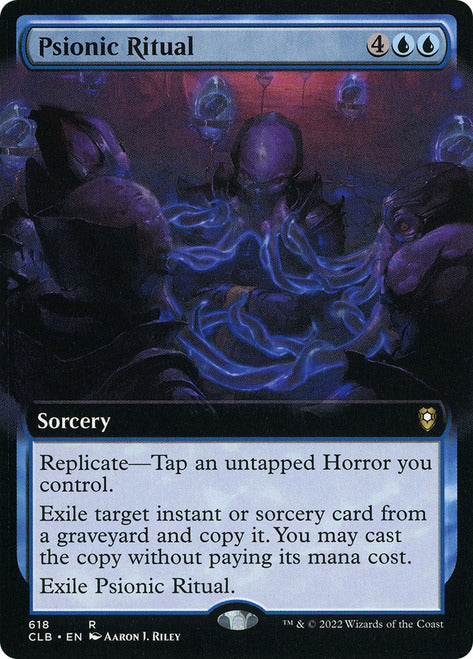Psionic Ritual (Extended Art) [Commander Legends: Battle for Baldur's Gate] | Galactic Gamez