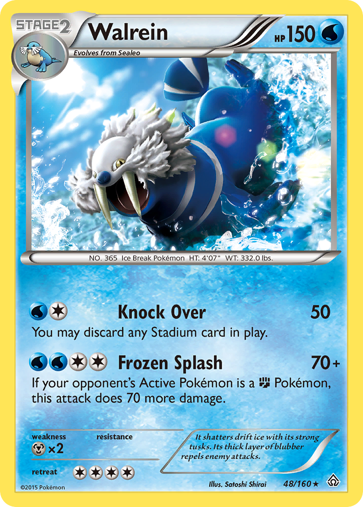 Walrein (48/160) [XY: Primal Clash] | Galactic Gamez