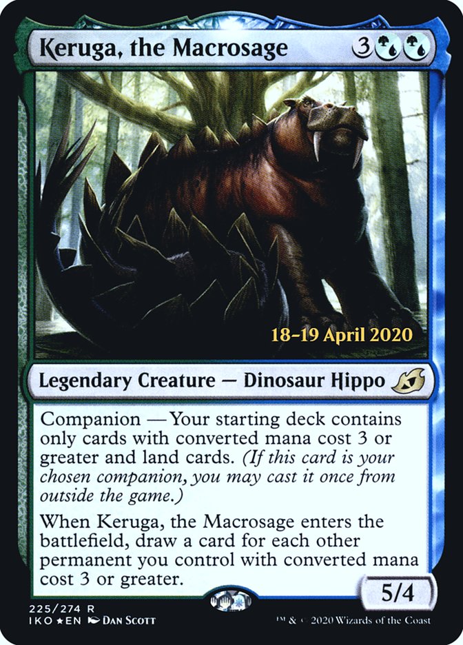 Keruga, the Macrosage  [Ikoria: Lair of Behemoths Prerelease Promos] | Galactic Gamez