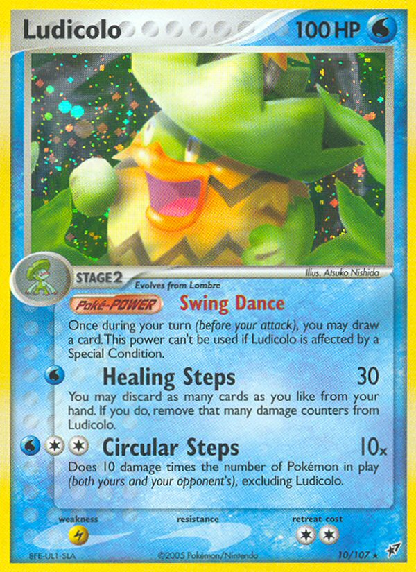 Ludicolo (10/107) [EX: Deoxys] | Galactic Gamez