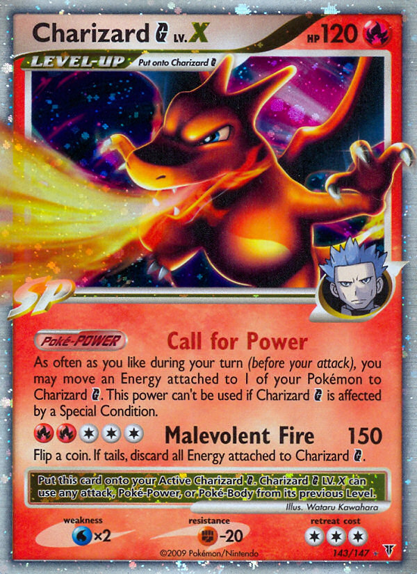 Charizard G LV.X (143/147) [Platinum: Supreme Victors] | Galactic Gamez