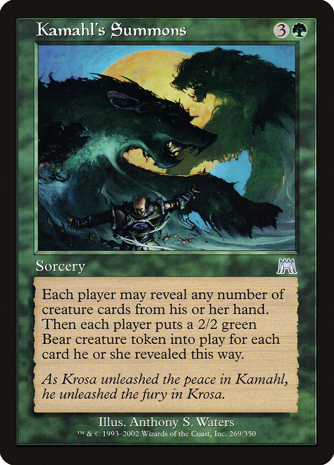 Kamahl's Summons [Onslaught] | Galactic Gamez