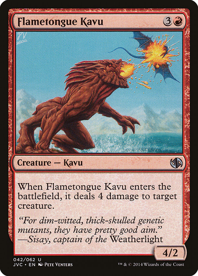 Flametongue Kavu [Duel Decks Anthology] | Galactic Gamez