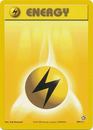 Lightning Energy (109/111) [Neo Genesis Unlimited] | Galactic Gamez