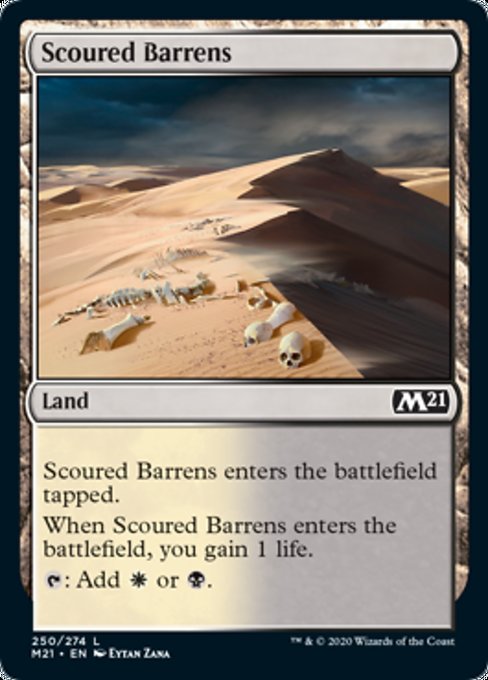 Scoured Barrens [Core Set 2021] | Galactic Gamez