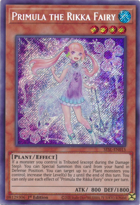 Primula the Rikka Fairy [SESL-EN015] Secret Rare | Galactic Gamez