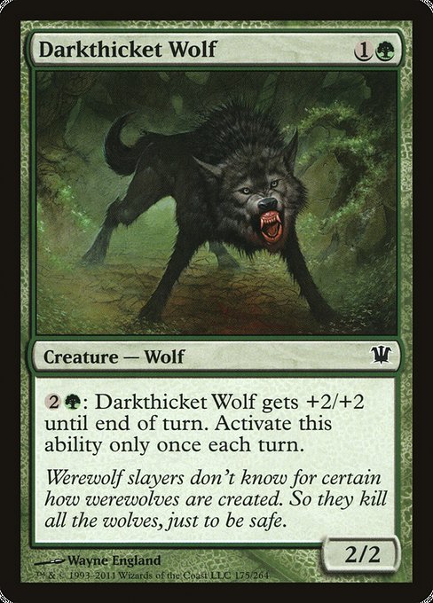 Darkthicket Wolf [Innistrad] | Galactic Gamez