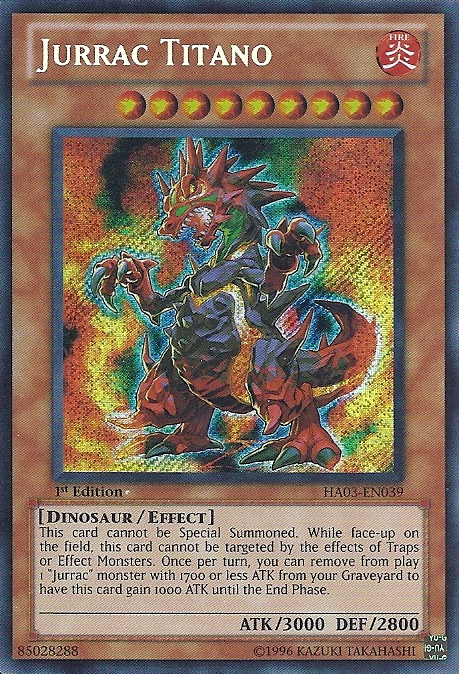 Jurrac Titano [HA03-EN039] Secret Rare | Galactic Gamez