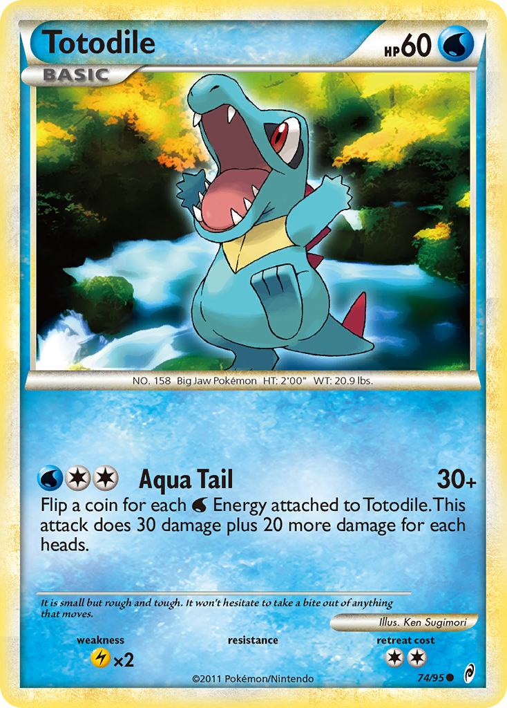 Totodile (74/95) [HeartGold & SoulSilver: Call of Legends] | Galactic Gamez