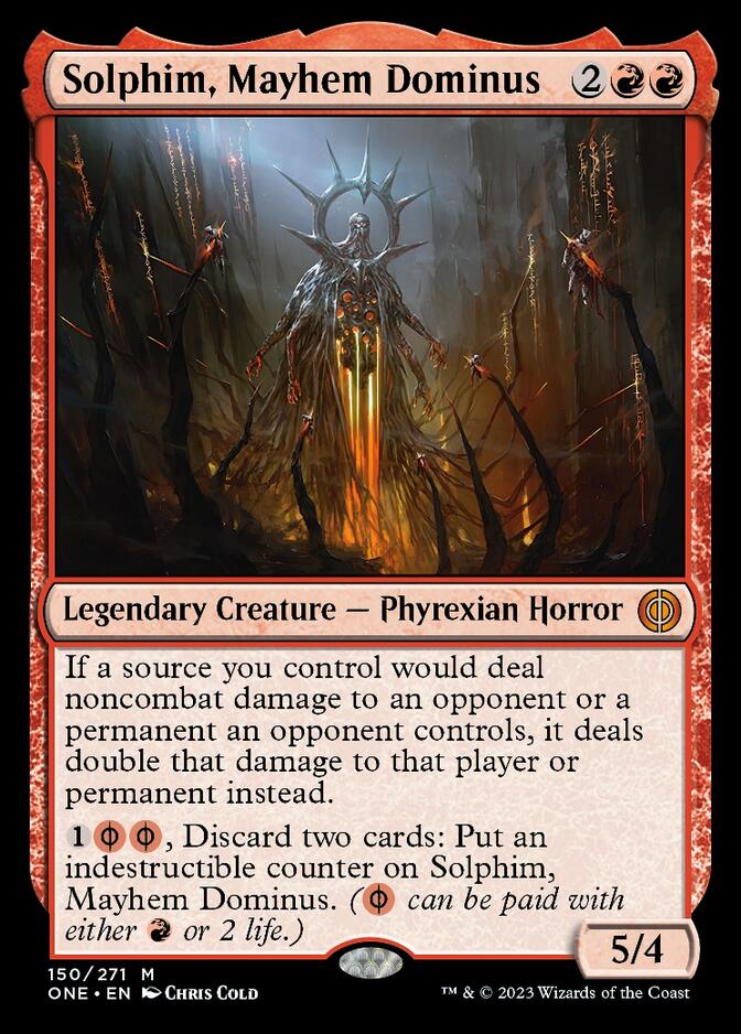 Solphim, Mayhem Dominus [Phyrexia: All Will Be One] | Galactic Gamez