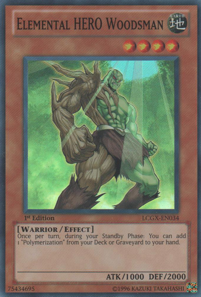 Elemental HERO Woodsman [LCGX-EN034] Super Rare | Galactic Gamez