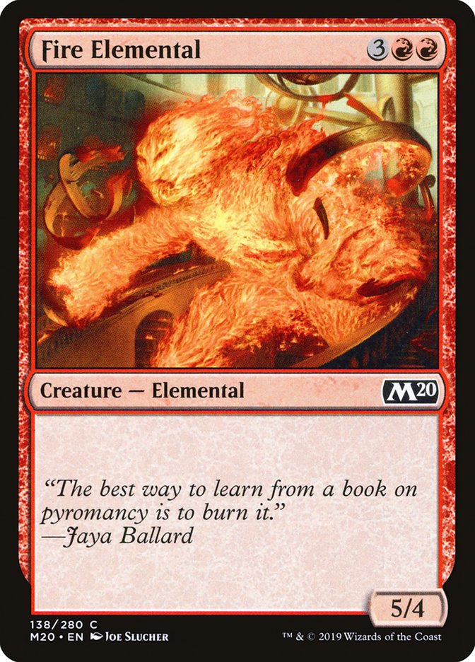 Fire Elemental [Core Set 2020] | Galactic Gamez