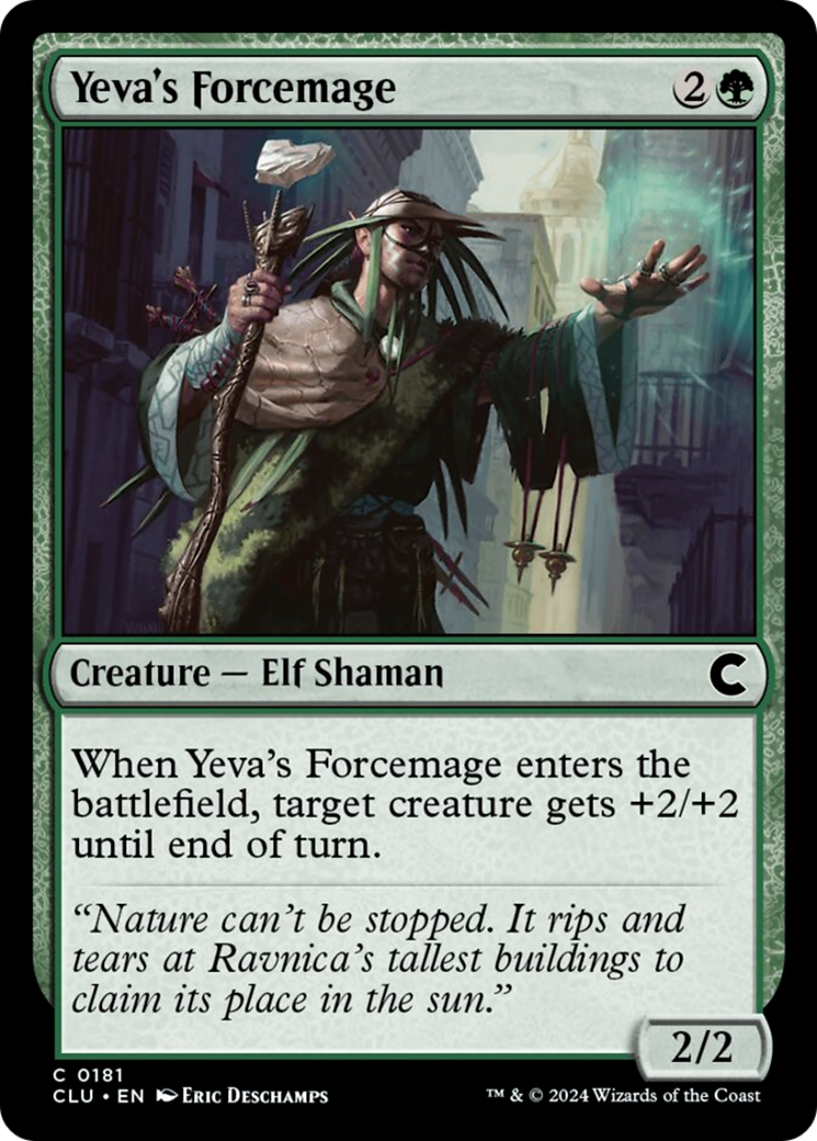 Yeva's Forcemage [Ravnica: Clue Edition] | Galactic Gamez