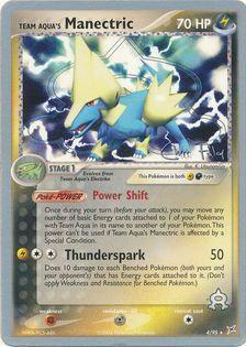 Team Aqua's Manectric (4/95) (Blaziken Tech - Chris Fulop) [World Championships 2004] | Galactic Gamez