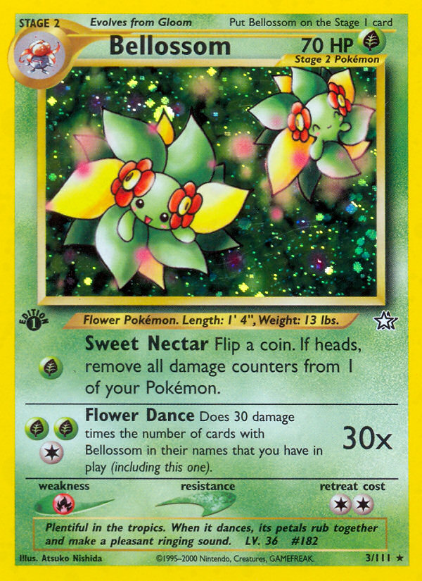 Bellossom (3/111) [Neo Genesis 1st Edition] | Galactic Gamez