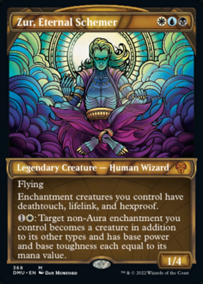 Zur, Eternal Schemer (Showcase Textured) [Dominaria United] | Galactic Gamez