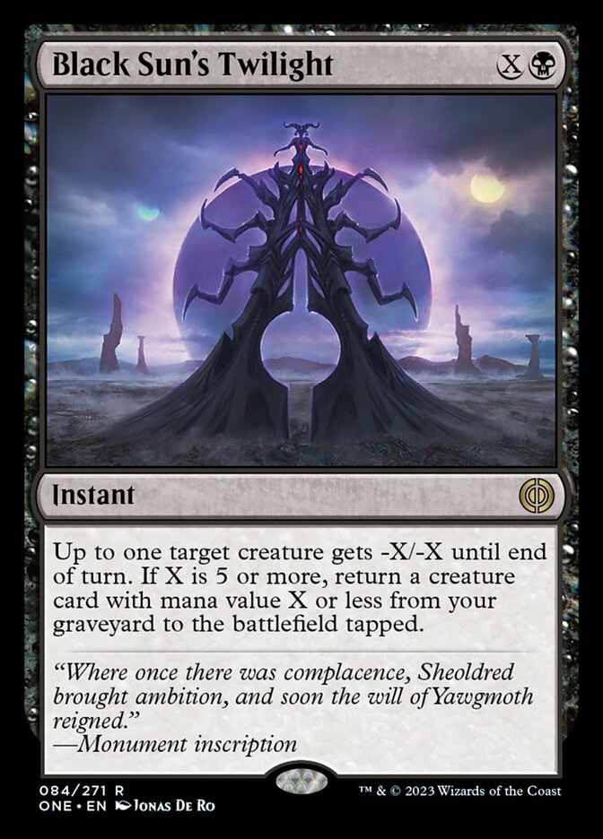 Black Sun's Twilight [Phyrexia: All Will Be One] | Galactic Gamez