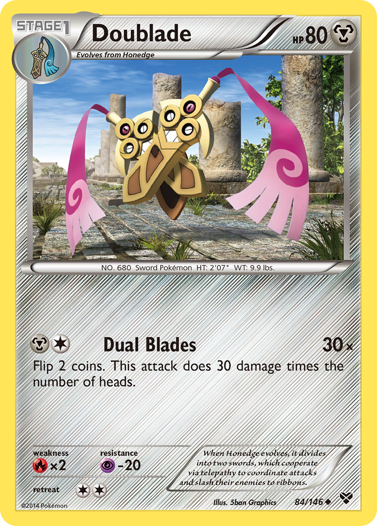 Doublade (84/146) [XY: Base Set] | Galactic Gamez