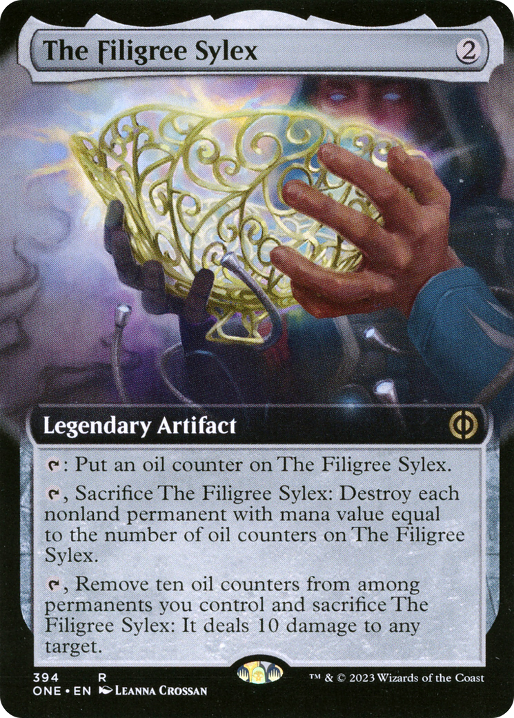 The Filigree Sylex (Extended Art) [Phyrexia: All Will Be One] | Galactic Gamez