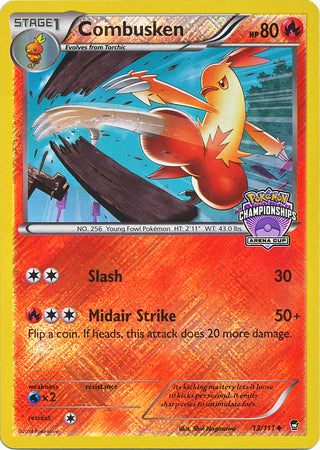 Combusken (13/111) (States Championship Promo) [XY: Furious Fists] | Galactic Gamez