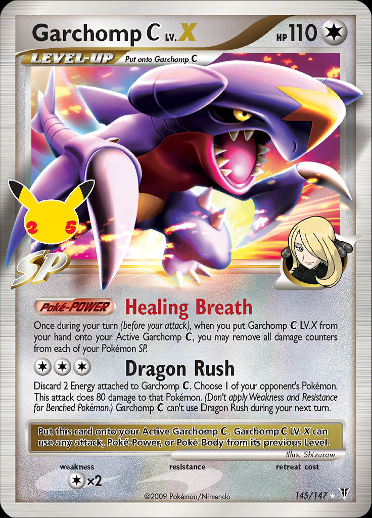 Garchomp C LV.X (145/147) [Celebrations: 25th Anniversary - Classic Collection] | Galactic Gamez