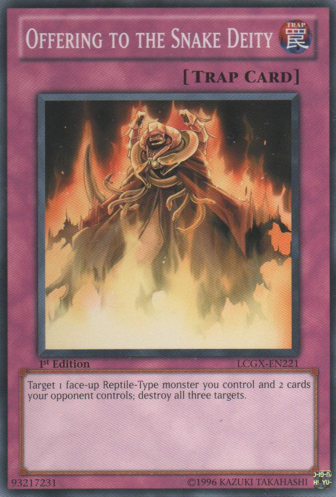Offering to the Snake Deity [LCGX-EN221] Common | Galactic Gamez